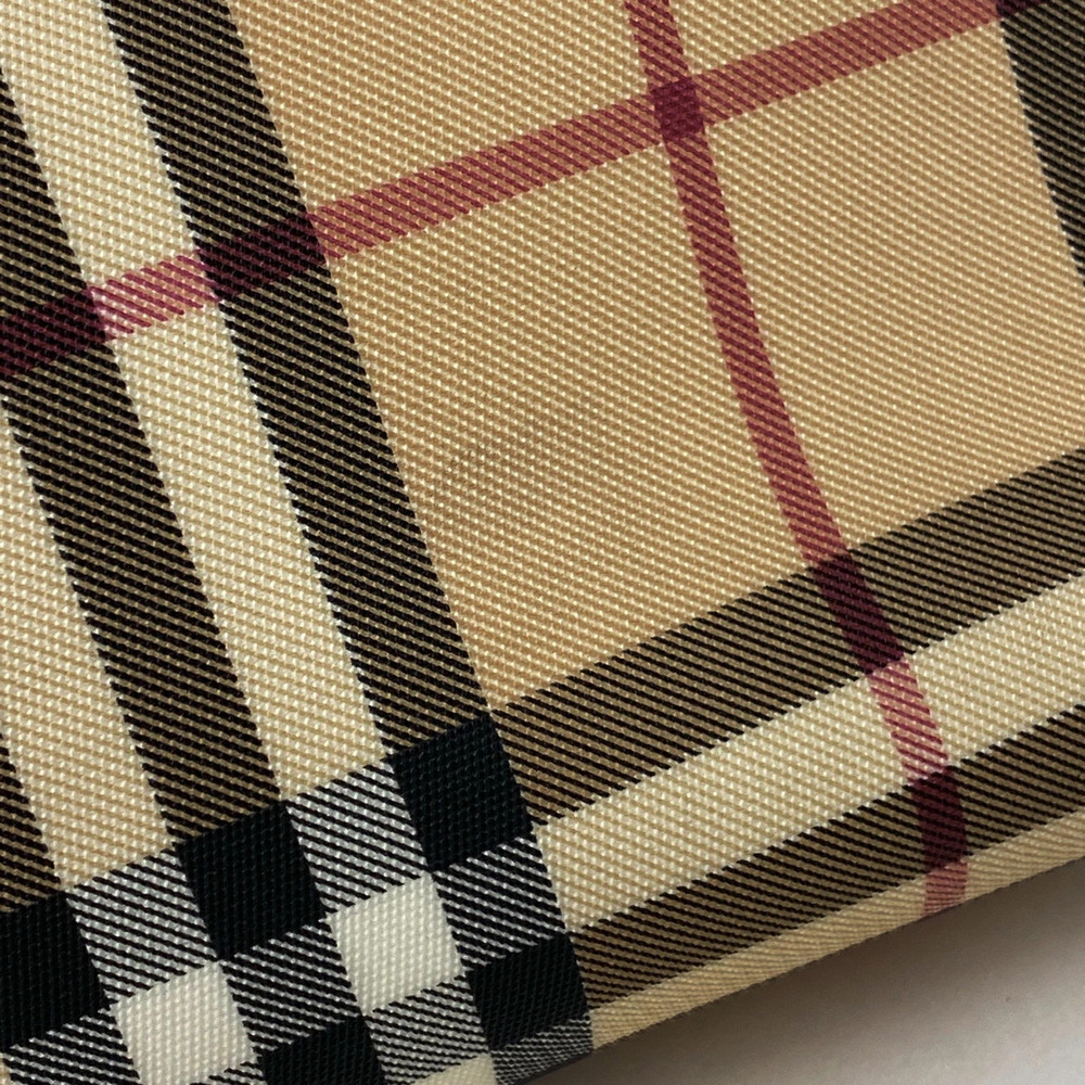 Burberry check shoulder bag messenger cross Body Bum Crossbody Belt beige multi - Picture 3 of 6